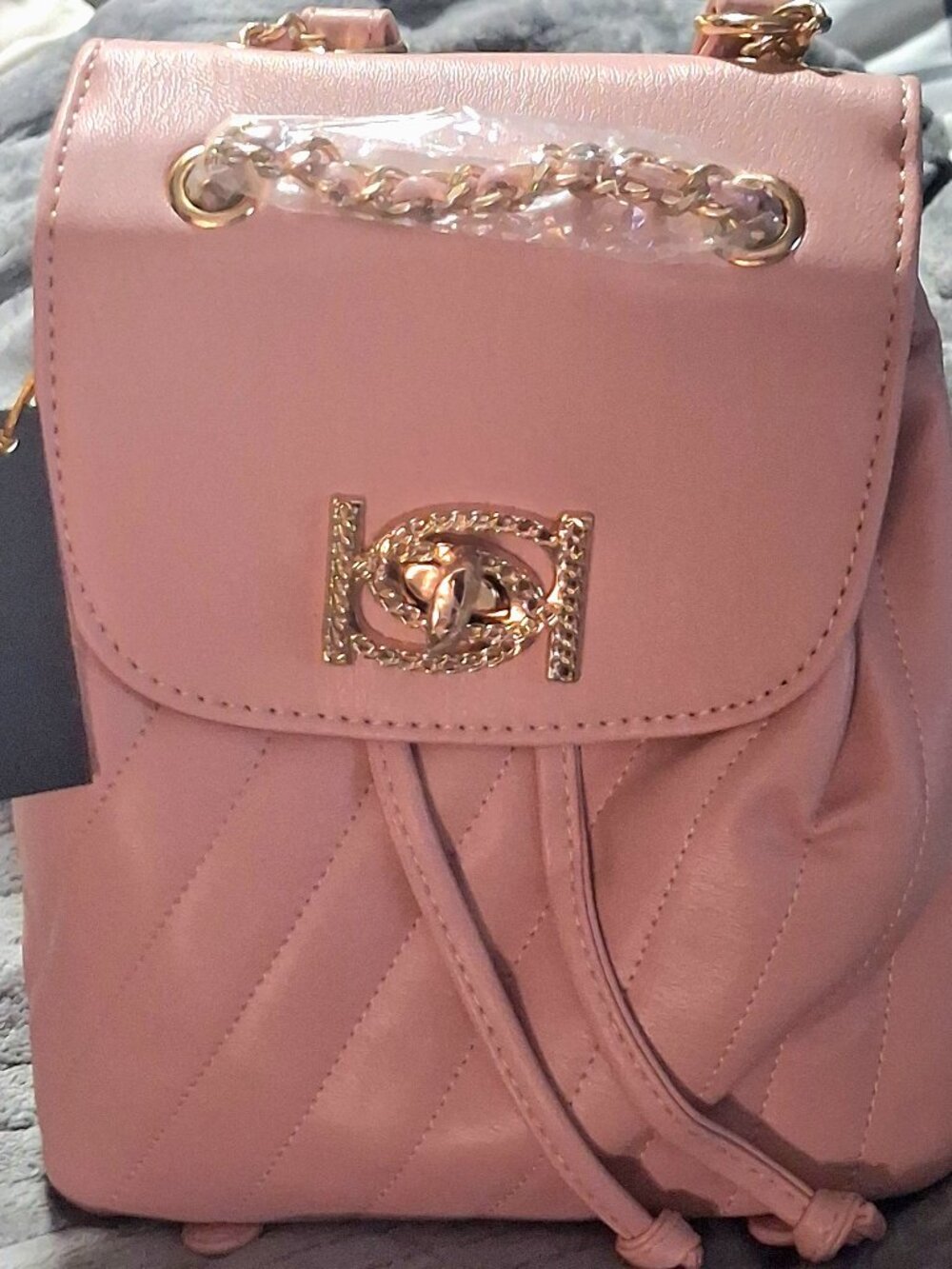 NWT Bebe Pink Backback mini